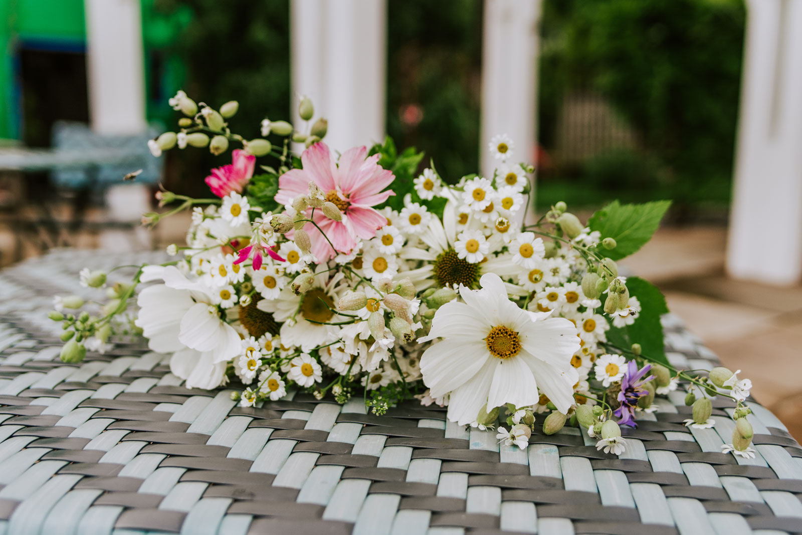  Bouquet with daisies and baby's breath - Get Married in Cornwall with eeek!